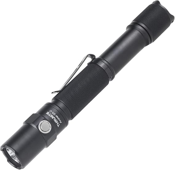 ThruNite Archer 2A C LED Rechargeable Flashlight,High 1000 Lumens AA Flashlight with USB-C, Dual Switch Bright Flashlights for Power Outage,Home Emergency,Camping,IPX8 Waterproof - Cool White