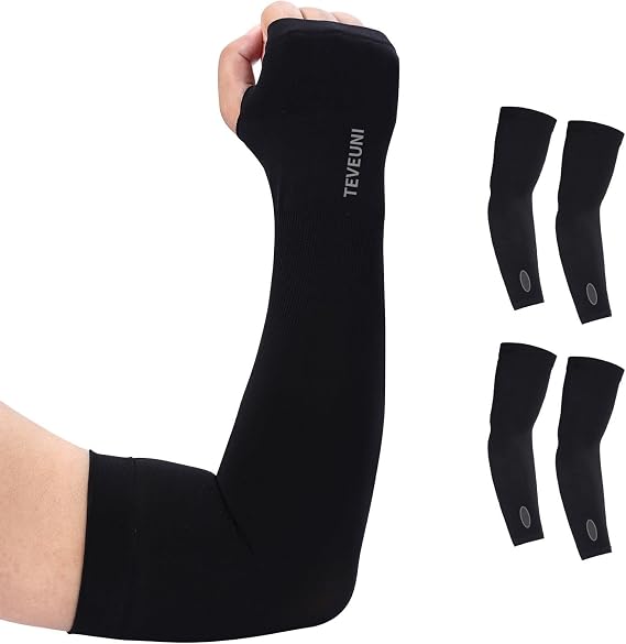 Arm Sleeves for Women Men Hand Cover Cooling Compression Arm Sleeve Tattoo Cover Up Sleeves to Cover Arm Warmers