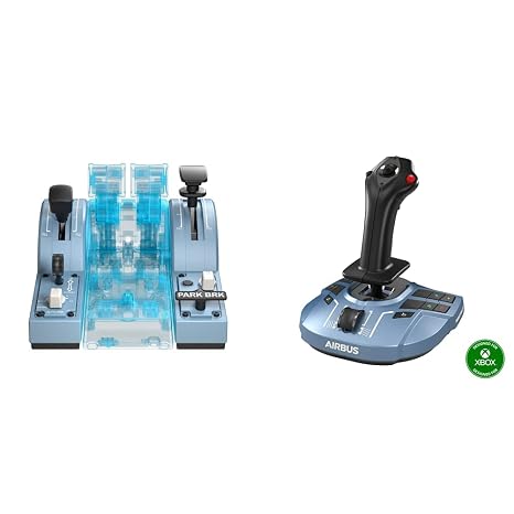 THRUSTMASTER TCA Quadrant Add On Airbus Edition (PC) & TCA Sidestick Airbus X Edition (XBOX Series X/S, PC)