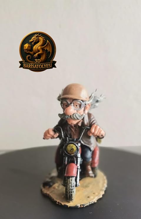 Motorsİkletlİ 3d FİgÜr