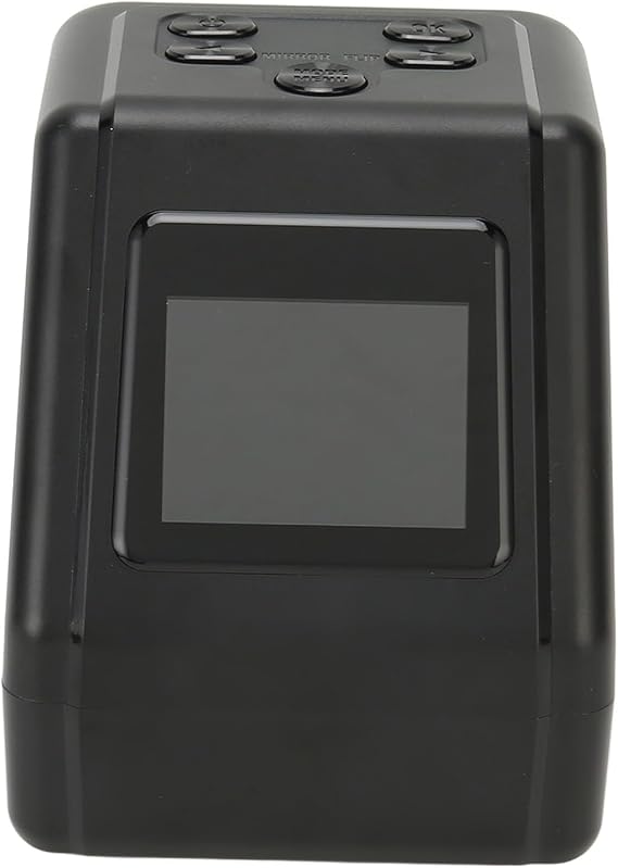 Film & Slide Scanner, Digital Film Scanner, Converts 135, 126, 110, Super 8 & 8mm Film Negatives & Slides to 12MP JPG Images, 2in LCD Screen, Digital Photo Negative Scanner