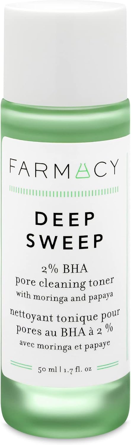 Farmacy Deep Sweep 2% BHA Toner for Face - Pore Cleaner and Facial Exfoliator - Salicylic Acid Face Toner 50ml