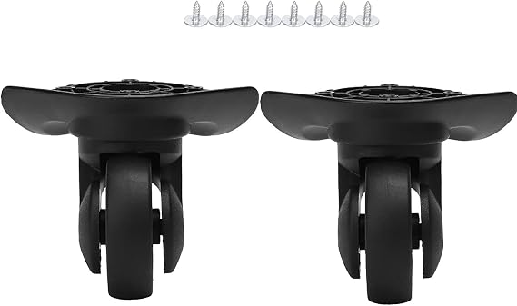 2 Pcs A52 Mute Suitcase Wheels, Luggage Replacement Wheel Single Row Wheel Suitcase Replacement Caster Swivel Caster Wheels Bearings Repair Kits Universal Wheel Casters for Repairing Suitcases