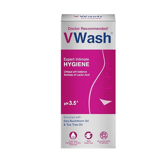 VWash Plus for Feminine Care and Hygiene, 100 ML