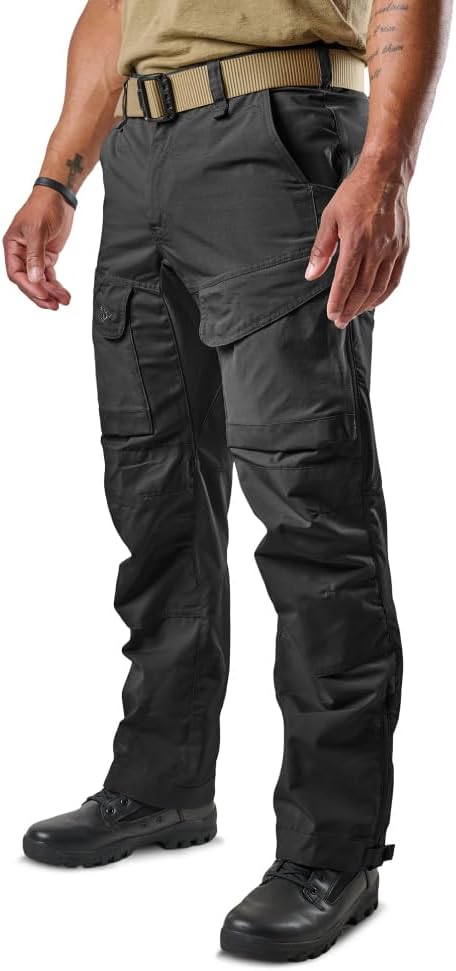 Tru-Spec Xpedition Tactical Pants for Men - Water-Resistant Outdoor Work & Hiking Pants with Dual Zippered Cooling Vents