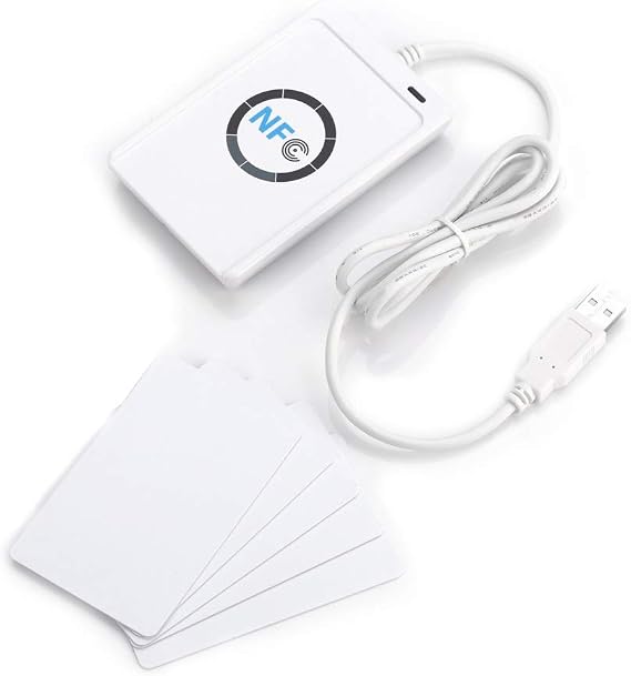 NFC Reader 122U Contactless Reader NFC Reader 122U ISO 14443A B Free Software in White