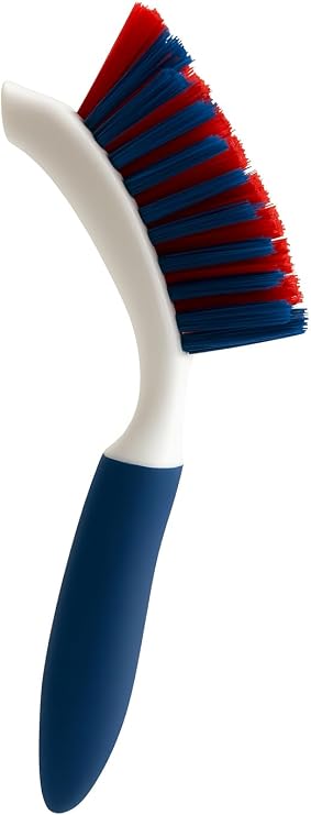 Grout Brush with Stiff Bristles Heavy-Duty Scrub Brush for Tile, Bathroom, Shower, and Floor Cleaning Precision Hand Cleaning Tool