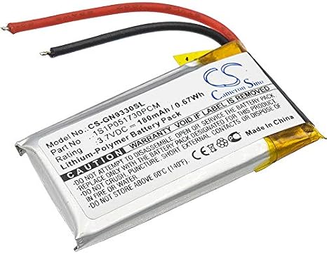 Replacement Battery for GN GN9330, Netcom 9330