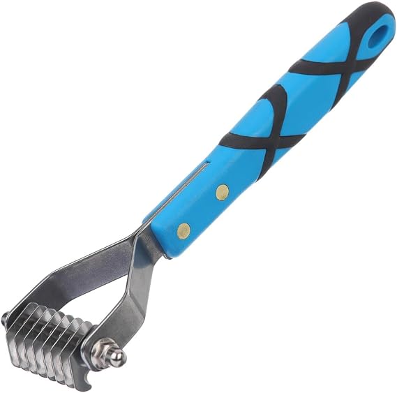 GROOM PROFESSIONAL Coat King Stripping Rake for Dogs - Deshedding Brush for Dogs - Undercoat Rake for Deshedding & Detangling - Hair Stripping - Suitable for Various Coat Types, Coarse 8 Tooth