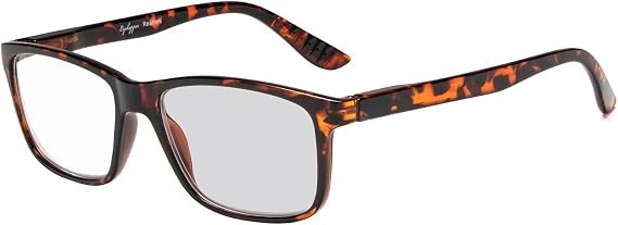 Eyekepper Transition Photochromic Reading Glasses for Women and Men Tortoise +0.50