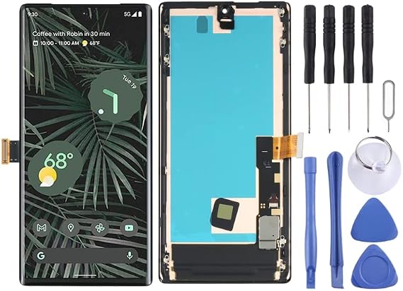 Daguys LCD Screen for Google Pixel 6 Pro Digitizer Full Assembly with Frame