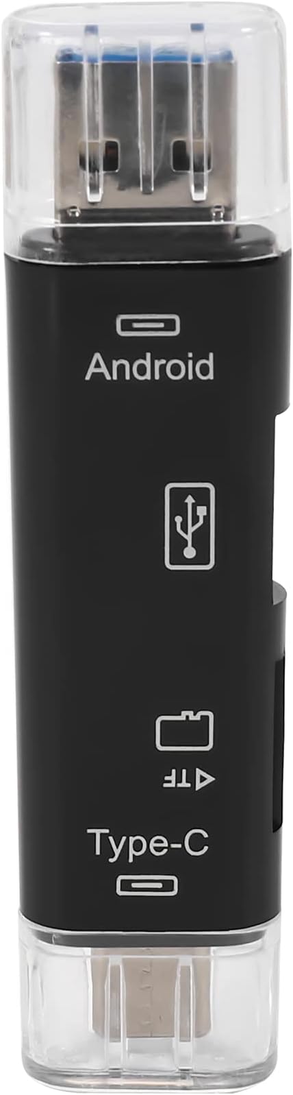 5-in-1 Multifunctional OTG Card Reader Micro-SDSD CardUSB Reader Support TF Android Type-c PhoneComputerType-c Universal