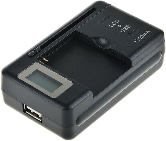 yanw LCD Battery Charger Adapter for Samsung AB463446BU D730 E210 E250 E251 E380