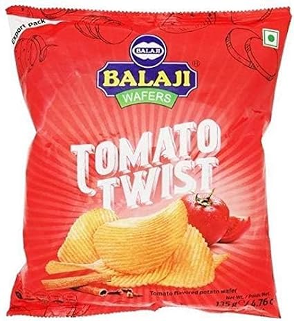 Balaji Tomato Twist (tomato potato wafer) - 135g