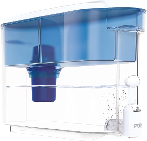 PUR Large Filtered Water Dispenser, 30 Cup Includes 1 PUR Water Pitcher Filter