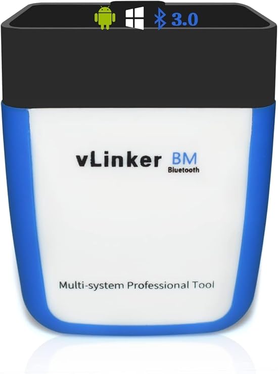 vLinker BM OBD2 Bluetooth Code Reader, OBDII Scan Tool for Android & Windows - Made for BimmerCode (Not iOS)