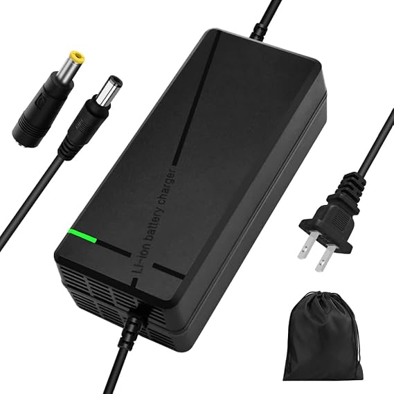 58.8V 3A / 5A Super Fast Charger for 52V Lithium Battery,No Adapter,2 Types of Plugs to Choose from,More Secure.Compatible with Most Plugs. with