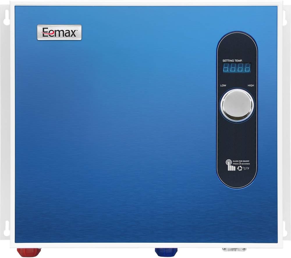 Eemax EEM24036 Electric Tankless Water Heater, 36Kw, Blue