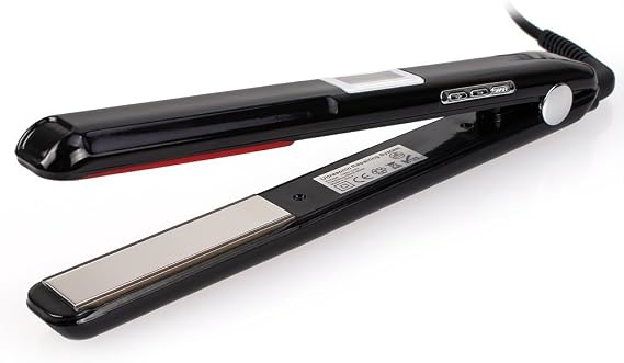 Professional Ultrasonic Infrared Hair Care Iron, Professional Cold Iron Hair Care Straightner, Recovers The Damaged Hair Styler (Black)