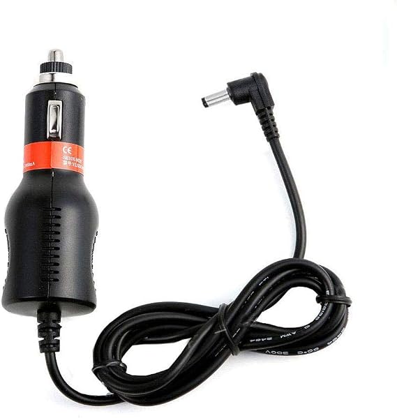 Car Adapter for ICOM BC-160 BC-166 Desktop Charger Auto Boat RV DC Power Supply, 6 Feet, with LED Indicator