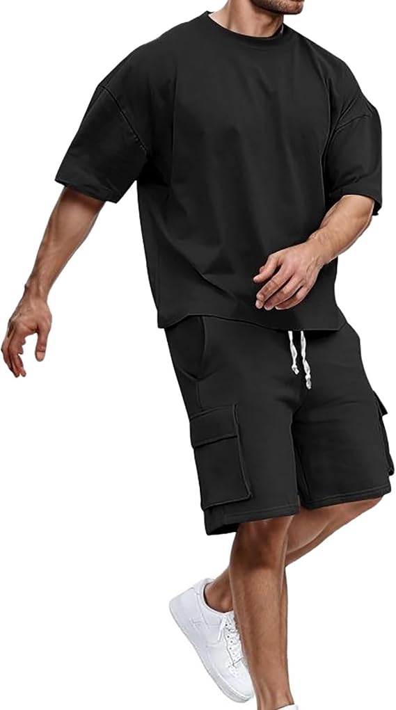 Loungewear, Sexy Shorts, Men's, No Pilling, Sweatshirt, Ice Silk T-shirt, Relaxed, Wear, Hoodie, Shorts, Rugby, Jersey Shorts, Sports, Oversized Outdoors, Windbreaker, Summer, Top and Bottom