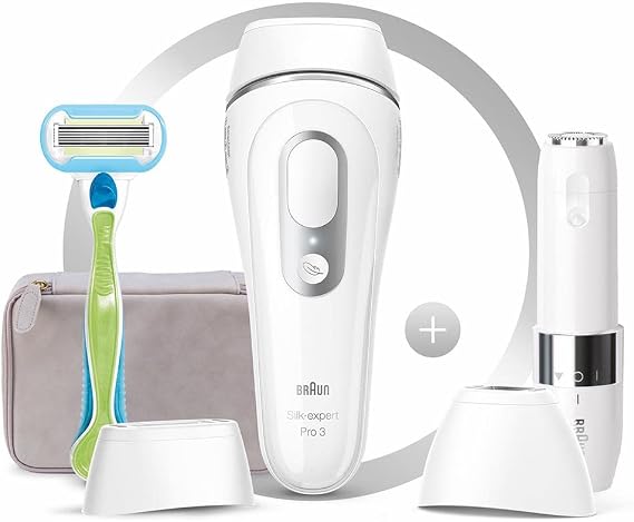 Braun Silk Expert Pro 3 PL3139 300.000 Atımlı, 2 Başlıklı Yeni Nesil IPL + FS1000 + Seyahat Çantası