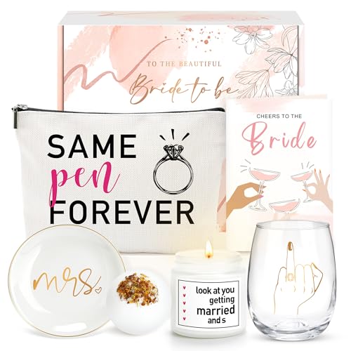 Bridal Shower Gifts for Bride To Be Classy Bachelorette Gifts for Bride Fiance Gifts for Women Bride Box Wedding Shower Gifts for Bride Engagement Gifts for Her Mrs Gifts Cool Bridal Shower Gift Ideas