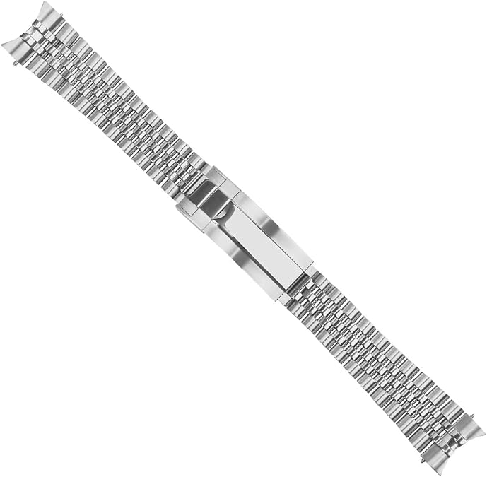 Ewatchparts 20mm Jubilee Watch Band Bracelet Compatible With Rolex Submariner GMT Master II 116710BLNR Glide Lock