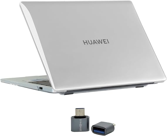 Huawei MateBook D16 2024 Kılıf Uyumlu Kristal Parlak Şeffaf Sert Hard Case İnce Hafif Çizilme Koruma 16 inç Şeffaf