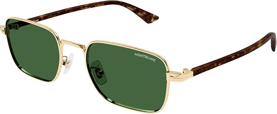 Montblanc Men's Mb0339s Sunglass Man Metal Sunglasses, Multi-Colour