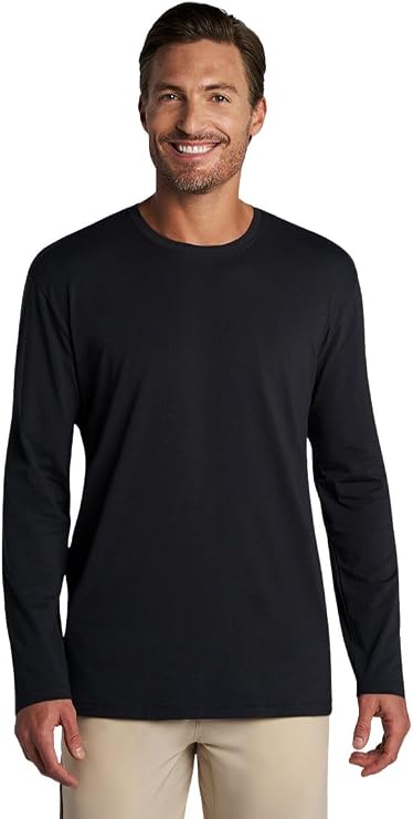 Men's Long Sleeve T-Shirt - UPF 50+ Sun Protection - Morada