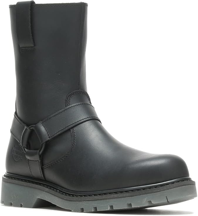 Harley-Davidson Men's Widman 8.75-Inch Black Motorcycle Harness Boots D96282