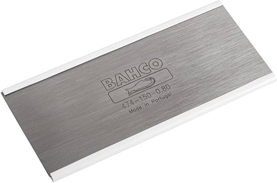 Bahco BAH4741500.8 Cabinet Scraper, 6" x 2.5" x 0.030", Precision Chrome-Nickel Steel Blade for Fine Detailing, Varnish Removal, and Furniture Restoration in Woodworking Applications | Fine Detailing, Varnish Removal And Furniture Restoration Use, Smooth Scraping Control, Precision Edge, Durable Steel Build