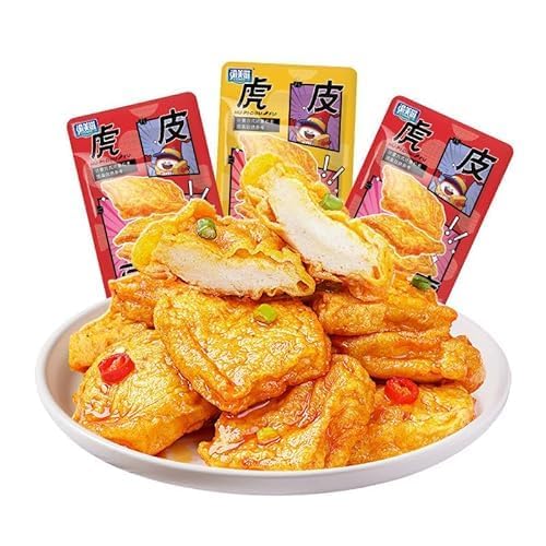 Spicy tofu,Snack food,Instant snacks 15305580packs Healthy fresh tofu,Side dishes,Handmade food,Spicy spicy strip,Delicious snack gift 15 packs