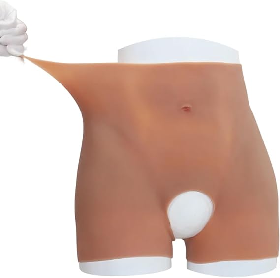 Silicone Fack Buttocks Pants High Elastic Artificial Hip Shaper Padded Panties For Women Men Shapewear