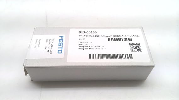 Festo Cpe24-m1h-3gl-3/8 (163165), 2.5-10 Bar Operating Pressure, 24 Vdc, 2500 L/min Nominal Flow Rate, 3/2; Closed; Monostable, Cpe Series, Electrical Actuation, G3/8 Pneumatic Connections, Pneumatic
