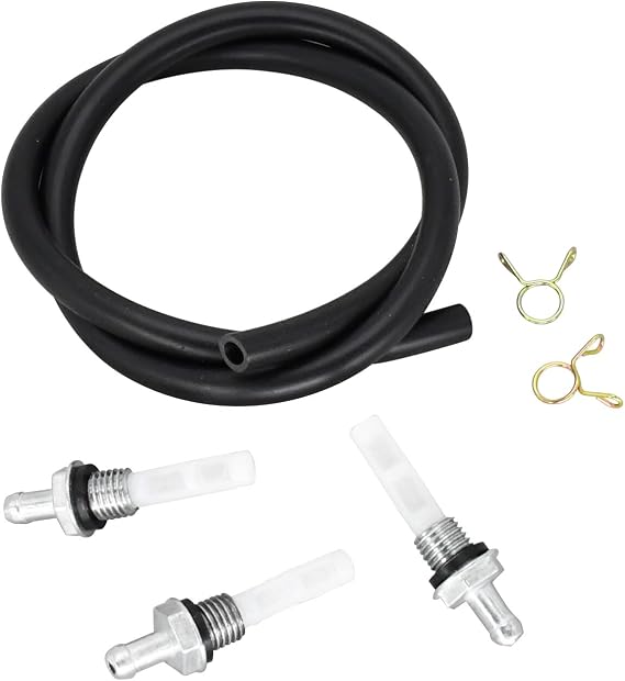 Gas Tank Joint Filter 16955-ZE1-000 with Fuel Line Compatible with Honda GX110 GX120 GX140 GX160 GX200 GX240 GX270 GX340 GX390 Engine Replace 16955-ZE1-010 91353671003 9500202080