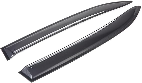 ClimAir Wind Deflectors Master Rear Compatible with Audi A3 8P Sportback 2004-2012 Smoke Grey