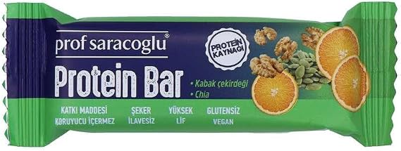 Prof Saracoglu Protein Bar - Pumpkin Seeds 35g