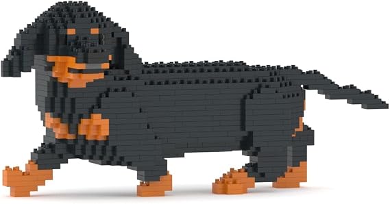 JEKCA Dachshund 06S-M01 | Dog Plastic Building Blocks | Age 14+