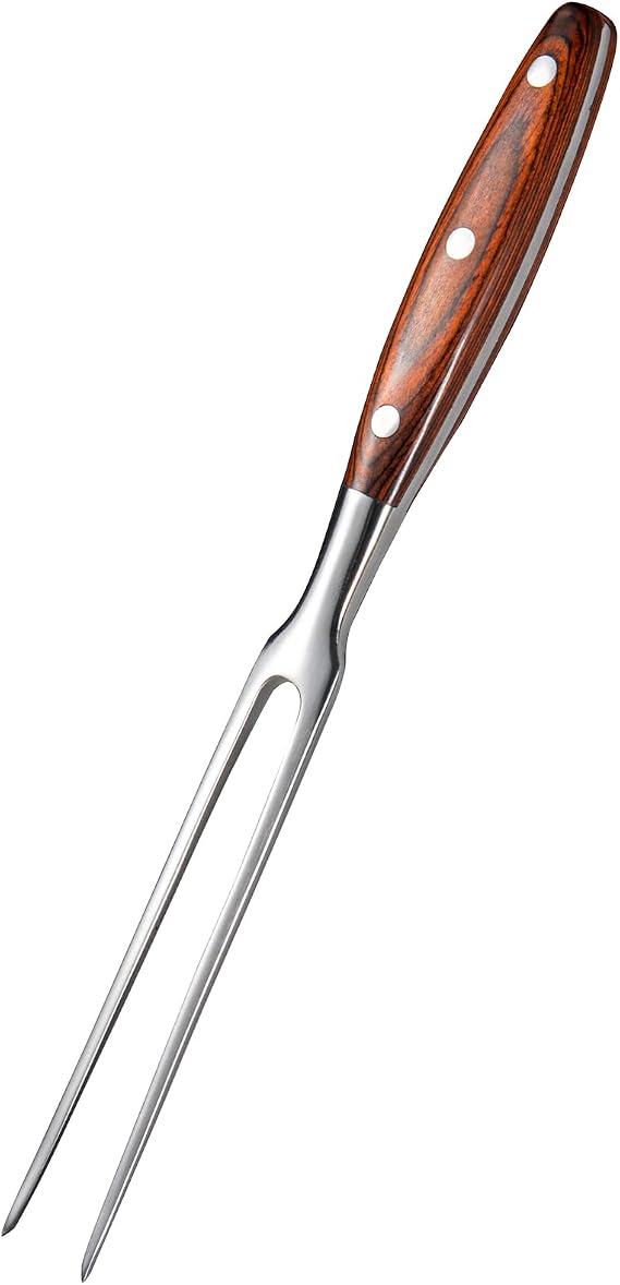 IMEEA Wood Carving Fork 29cm Stainless Steel Meat Fork
