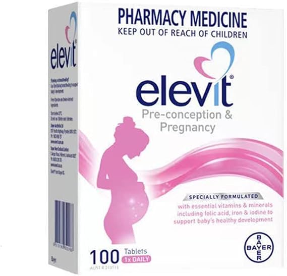 Elevit TAB with Iodine 100s Standard Shipping