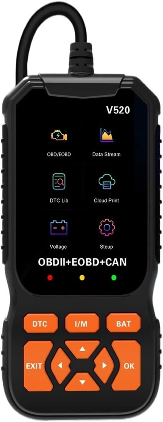 OBD2 Scanner Car Code Reader Support Voltage Test and Play Fixd CAN Diagnostic Scan Tool Read and Clear Engine Error