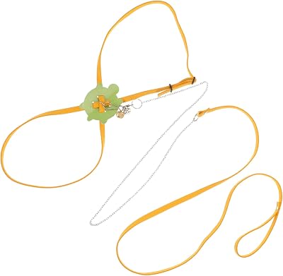 MERRYHAPY Adjustable Turtle Harness and Leash Set Portable Reptile Walking Rope for Small Turtles Bearded Dragons and Lizards Durable Comfortable Grip for Outdoor Safety and Control