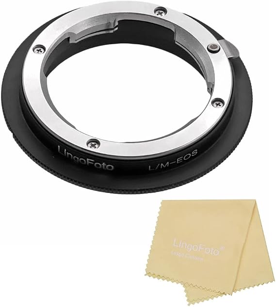 LM-EOS Lens Adapter Ring for Leica M LM L/M Mount Lens for Canon EF Camera | Metal Dual Purpose Manual Focus Adapter Ring for EF Mount Camera