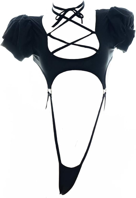 Womens Japanese Lingerie Cosplay Anime Bikini Outfit Lolita Sexy Jumpsuit One Piece Underwear