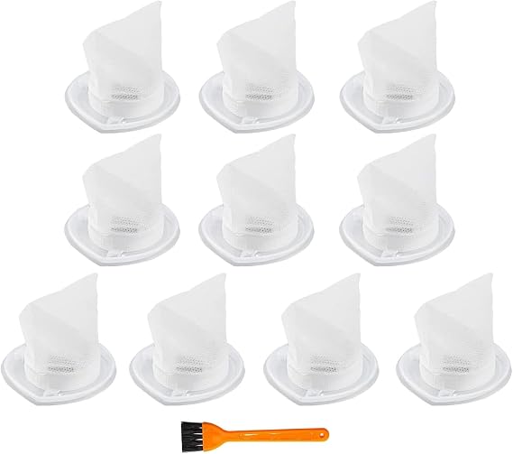 90590689 Hand Vacuum Filter EVF100 Replacement Filter for Black & Decker BHD9600CHV, BDH7200CHV, HNV115B, HNV115J, HNV215B, HNV220B Series Hand Vac Vacuum Cleaners- 10 Pack