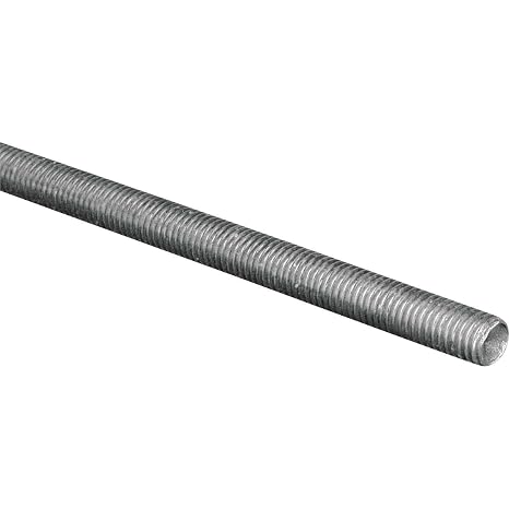 SteelWorks Corporation 11000/10101 6/32" X 12" Threaded Rod NC Zinc [Misc.]