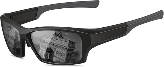 Polarized Sports Sunglasses for Men Women,Driving Fishing Cycling Mountain Bike Sunglasses UV400 Protection