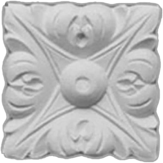 Orac Decor | Duropolymer High Density Polyurethane Decorative Element | Primed White | 3/8" Proj x 2-5/8" H